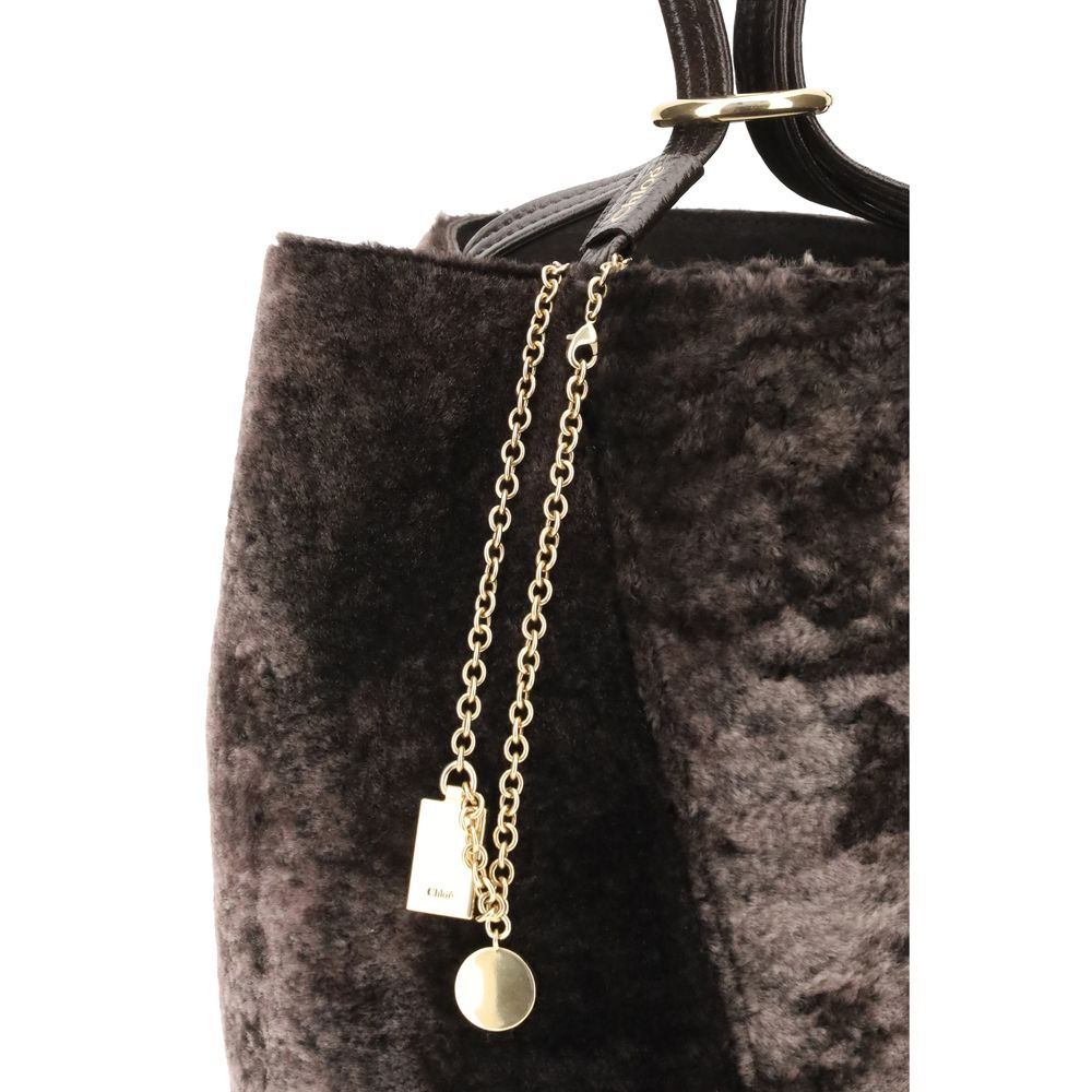 Chloé Brown Lamb Ovis Aries Aries Shoulder Bag